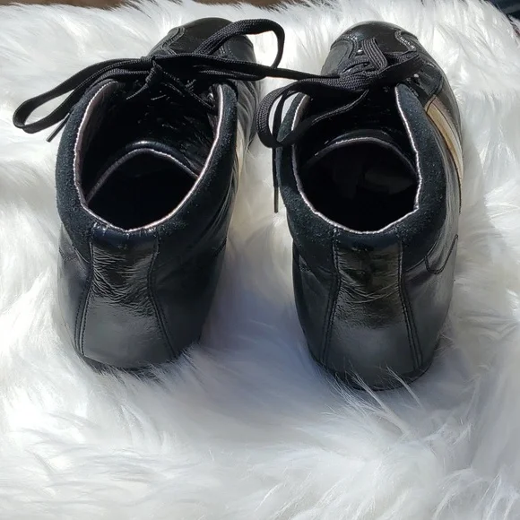 Dolce & Gabbana Black Leather Casual Sneaker sz 11 🎉 Host Pick - Picture 3 of 13